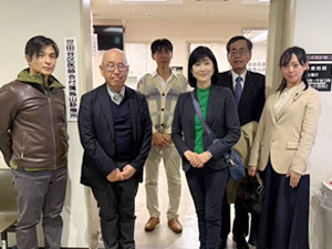 2025.3 烏山夜間診療所（烏山総合支所地下）自民党区議団有志で視察